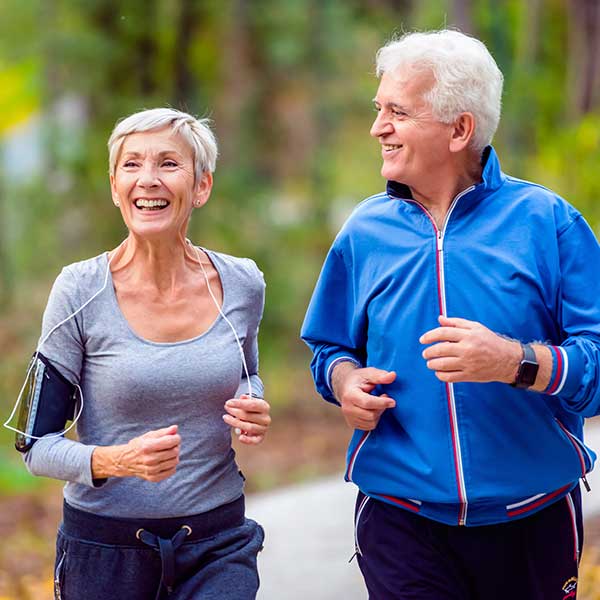 couple exercising after cold laser therapy for postlaminectomy syndrome
