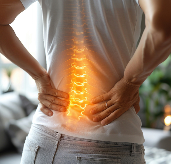 person with lower back pain capturing discomfort challenges faced by individuals experiencing lumbar discomfort highlighting need attention care managing spinal health 1