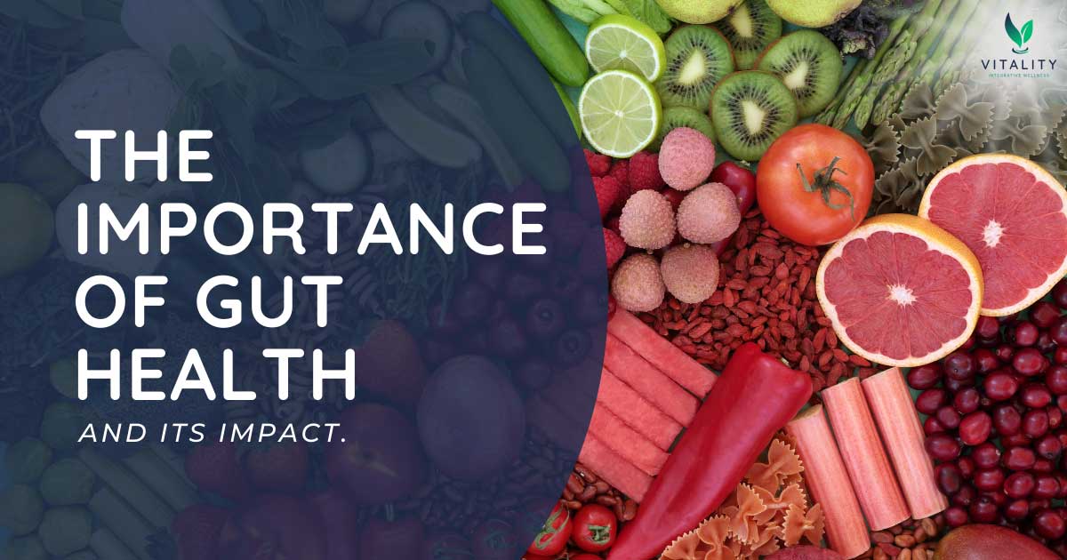 The Importance of Gut Health and Its Impact 1 A variety of colorful fruits, vegetables, and grains.